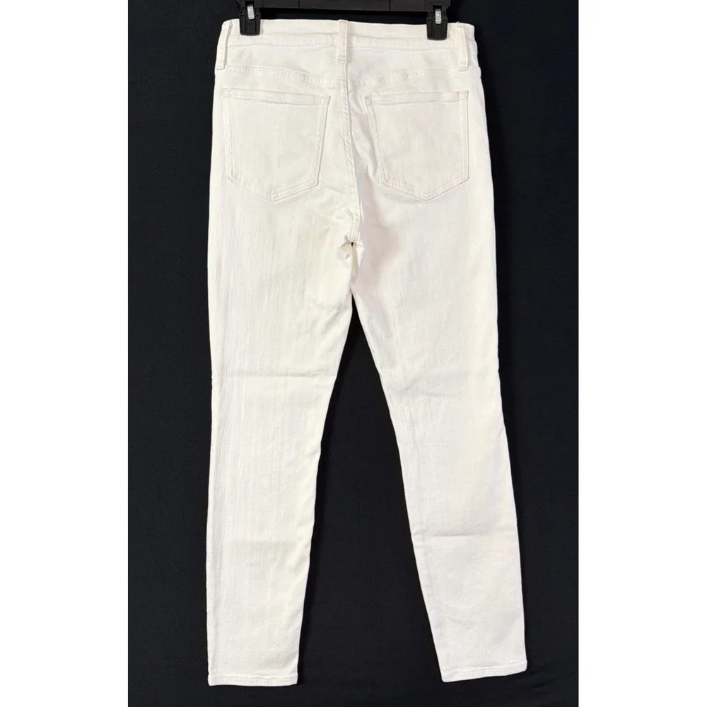 J CREW Skinny Jeans Women 27 LOT OF 3 - 1)Black 1)Blue 1)White 9" Rise Toothpick - Picture 8 of 16